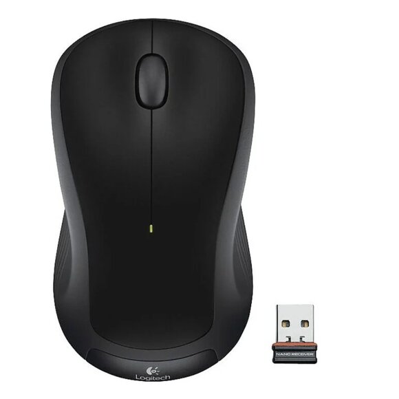 Logitech M310 Wireless Mouse, Black - Picture 1 of 3